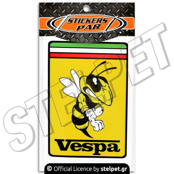 Αυτοκόλλητο Vespa Σφήγγα 100x70 Stickers Par
